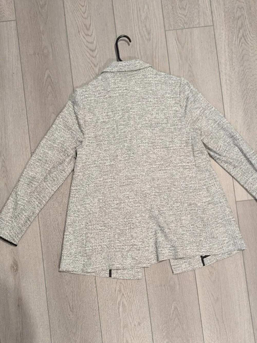 Two-Button Soft Grey Blazer - Picture 2 of 2